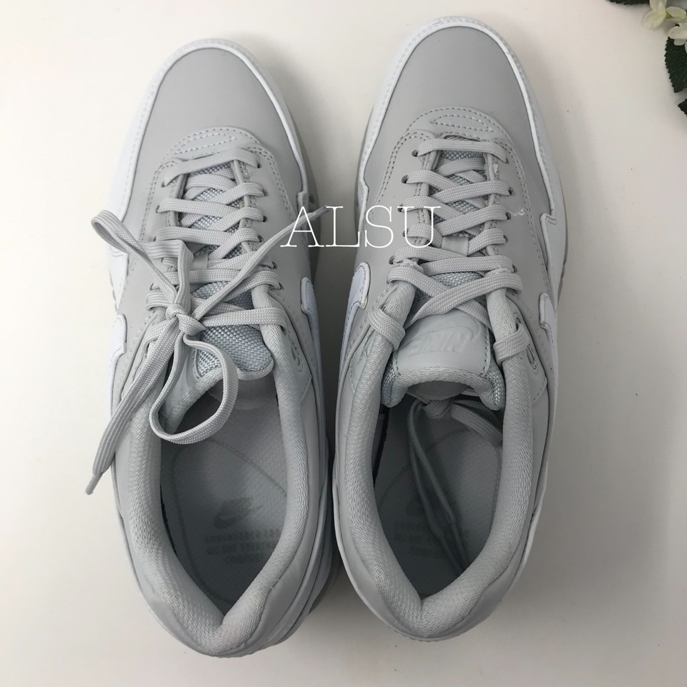 Nike Air Max 1 LX Leather Pure Platinum W AUTHENT - Picture 6 of 7